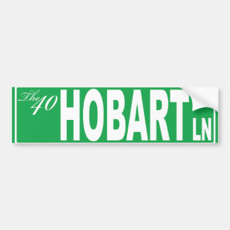 Pegatina Para Coche ¡Muestra de 40 Hobart Ln modificada para