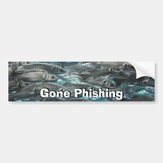Pegatina Para Coche Muestra ida de Phishing (Frente)