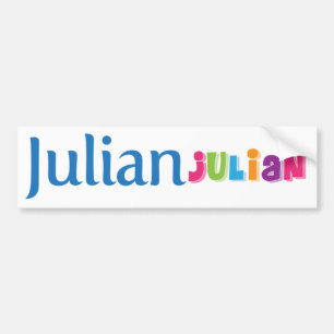 Pegatina Para Coche Muestra/pegatina/imán julianos conocidos del
