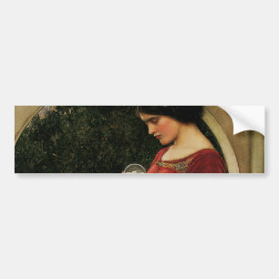 Pegatina Para Coche Mujer Bola de Cristal Pintura de Waterhouse