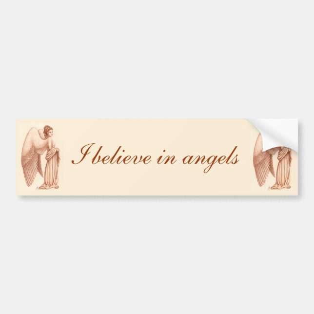Pegatina Para Coche Mujer del ángel (Frente)