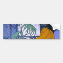 Mujer en la habitación azul (de Paul Ranson)