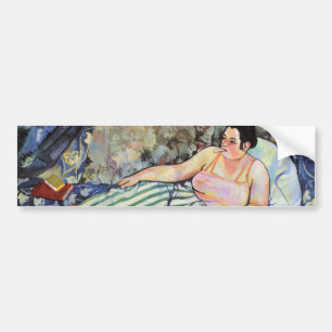Pegatina Para Coche Mujer en la habitación azul (por Suzanne Valadon)