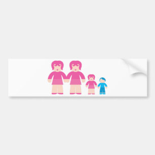Pegatina Para Coche Mujer y niños de la mujer