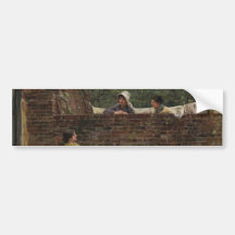 Mujeres Chateando sobre la pared del jardín (Gossi