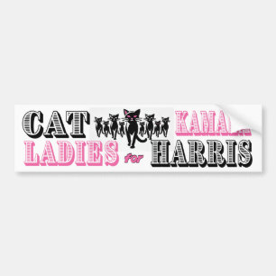 Pegatina Para Coche Mujeres gatas de Kamala Harris