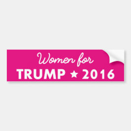 Pegatina Para Coche Mujeres para Donald Trump