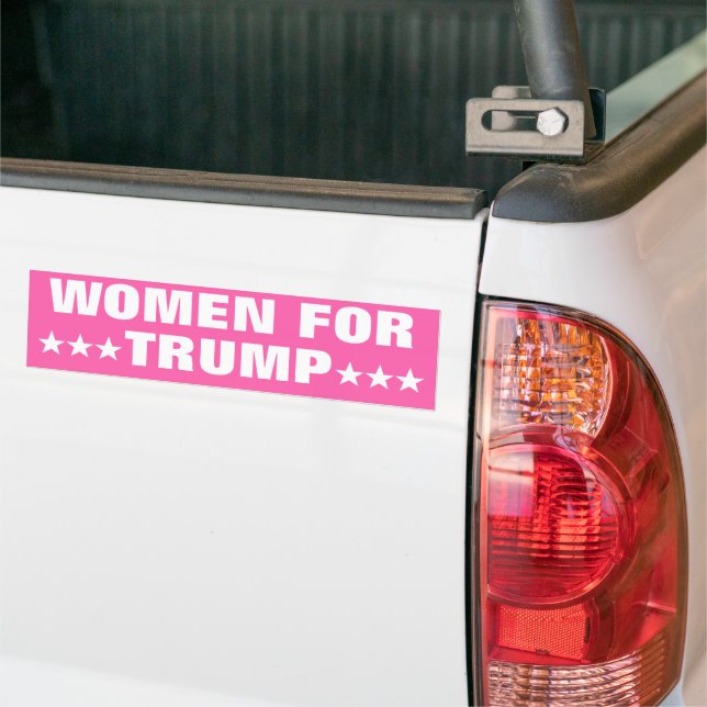 Pegatina Para Coche Mujeres para las elecciones de Trump 2024 en MAGA (En Camión)