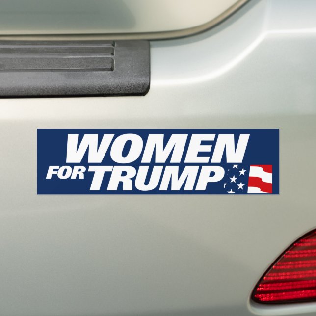 Pegatina Para Coche Mujeres Para Trump 2024 (en coche)