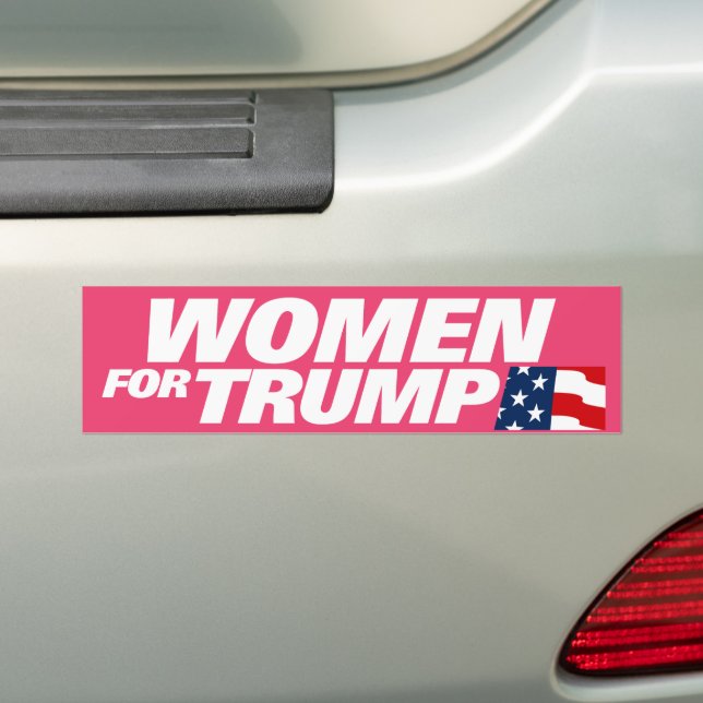 Pegatina Para Coche Mujeres Para Trump 2024 (en coche)