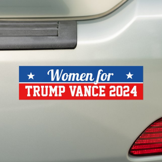 Pegatina Para Coche Mujeres para Trump Vance 2024 (en coche)