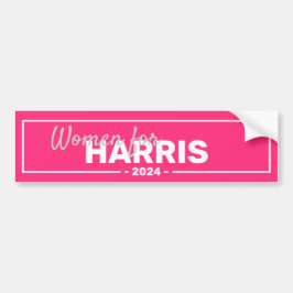 Pegatina Para Coche Mujeres Por Kamala Harris 2024