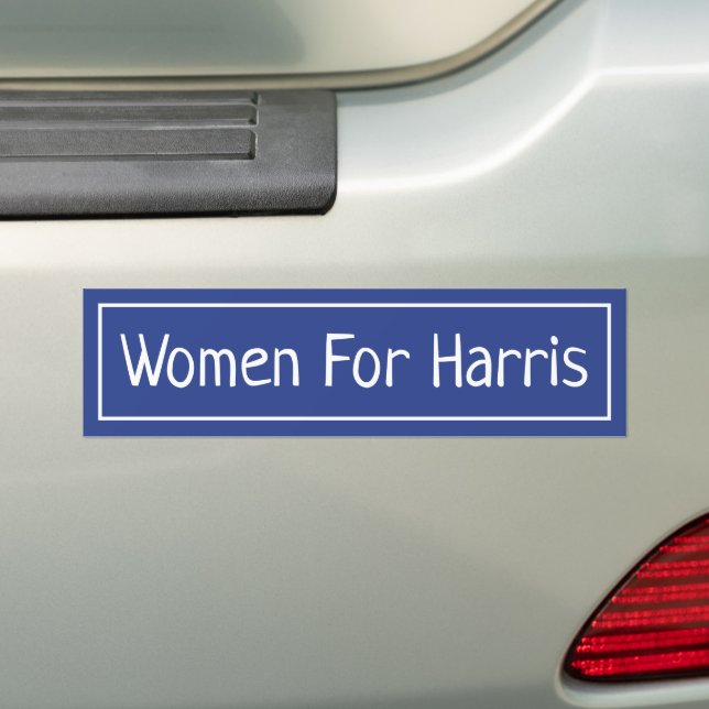 Pegatina Para Coche Mujeres Por Kamala Harris 2024 (en coche)