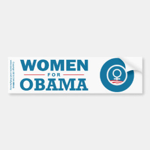 Pegatina Para Coche Mujeres por Obama