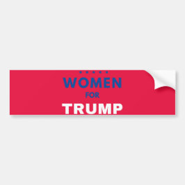 Pegatina Para Coche Mujeres Por Trump