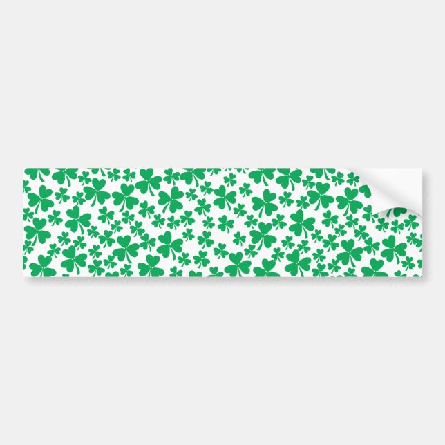 Pegatina Para Coche Múltiples Shamrock (Frente)