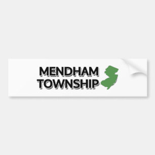 Pegatina Para Coche Municipio de Mendham, Nueva Jersey