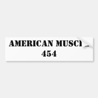 PEGATINA PARA COCHE MÚSCULO AMERICANO 454