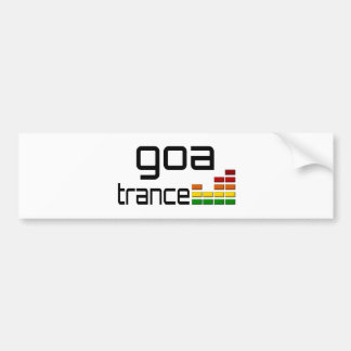 Pegatina Para Coche Música del trance de Goa con el equalizador