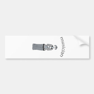 Pegatina Para Coche músico