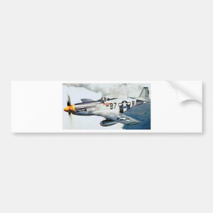 PEGATINA PARA COCHE MUSTANGO P-51
