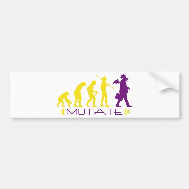 Pegatina Para Coche mutatepurple (Frente)