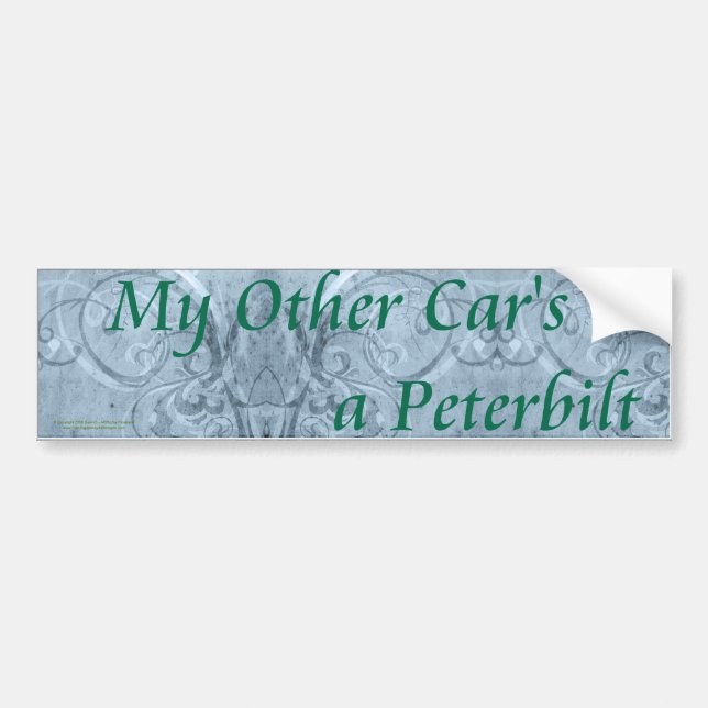 Pegatina Para Coche My_Other_Car_Peterbilt_Bumper_Sticker (Frente)