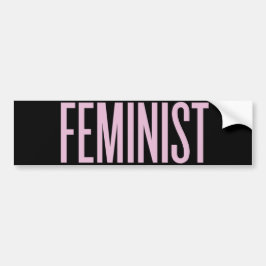 Pegatina Para Coche Nada como el feminismo en la mañana