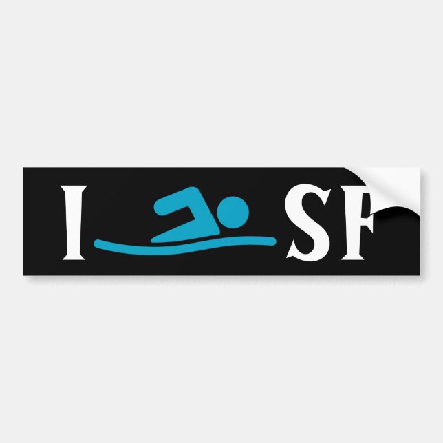 Pegatina Para Coche NADO <Your City> Bumpersticker de encargo (azul) (Frente)