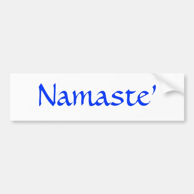 Pegatina Para Coche Namaste (Frente)
