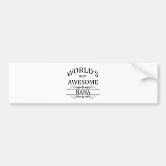 Pegatina Para Coche Nana más impresionante del mundo