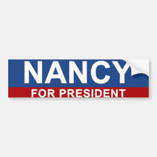 Pegatina Para Coche Nancy para el presidente