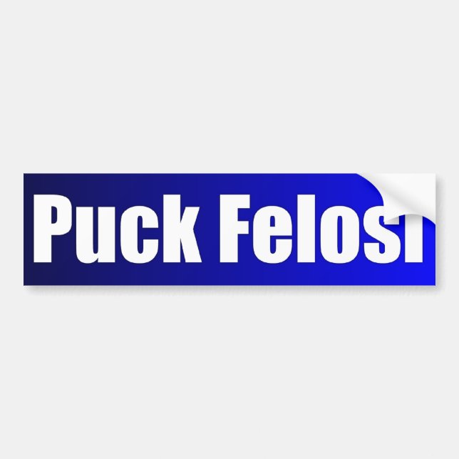 Pegatina Para Coche Nancy Pelosi anti - duende malicioso Felosi (Frente)