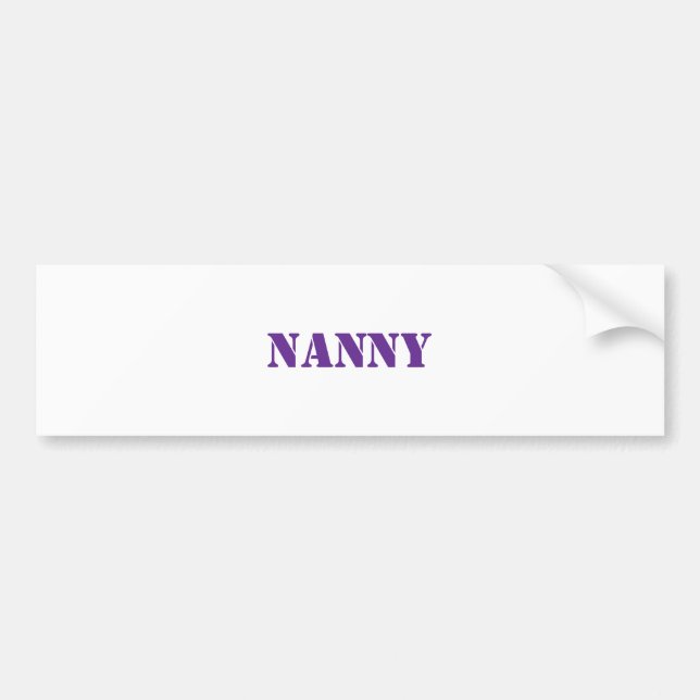 Pegatina Para Coche Nanny  sticker (Frente)