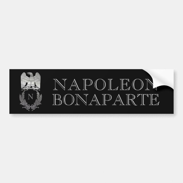 Pegatina Para Coche Napoleon Bonaparte (Frente)