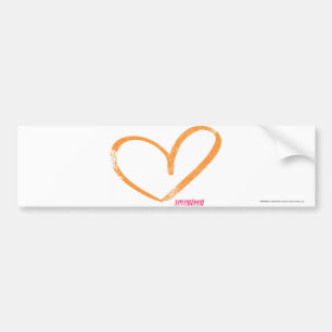 Pegatina Para Coche Naranja de OpenHeart