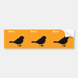 Pegatina Para Coche naranja del iBand