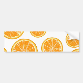 Pegatina Para Coche Naranja Slices