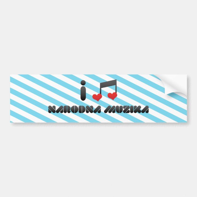 Pegatina Para Coche Narodna Muzika (Frente)