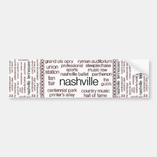 Pegatina Para Coche Nashville Brown