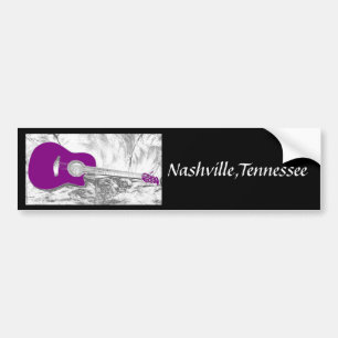 Pegatina Para Coche Nashville, Tennessee Bumper Sticker