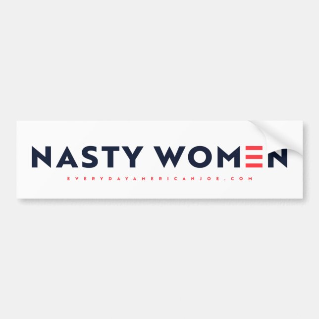 Pegatina Para Coche Nasty Women - Biden Harris 2020 Bumper Sticker (Frente)