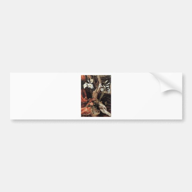 PEGATINA PARA COCHE NATIVITY WITH WHITE LILLES - MAGIC OF CHRISTMAS (Frente)