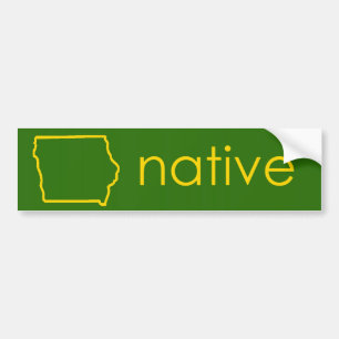 Pegatina Para Coche Natural de Iowa