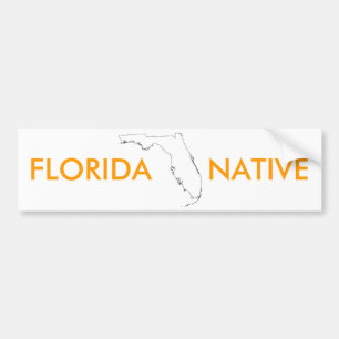 PEGATINA PARA COCHE NATURAL DE LA FLORIDA