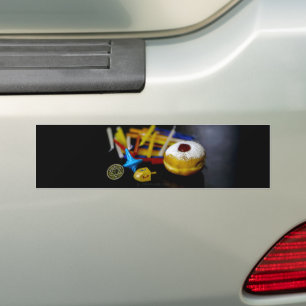 Pegatina Para Coche Naturaleza muerta simbólica de Hanukkah de Slipper