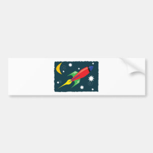 Pegatina Para Coche Nave de Rocket