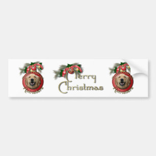 Pegatina Para Coche Navidad - cubierta los pasillos - perros