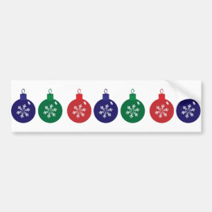 Pegatina Para Coche Navidades Baubles