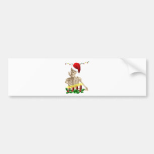 Pegatina Para Coche navidades de cráneo